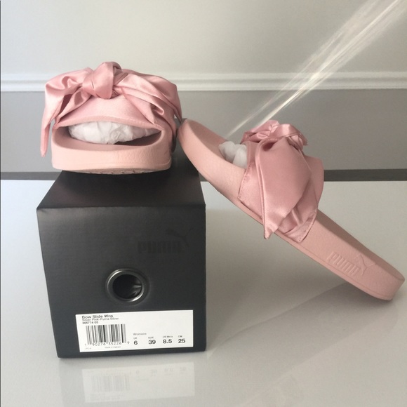 puma ribbon slides